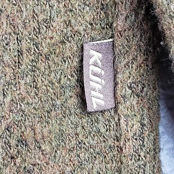 Kuhl Fleece Jacket Outdoor Quarter Zip Sherpa Lined Alpaca Fleece Size Medium M - Picture 8 of 13